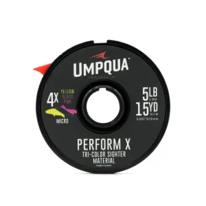 Umpqua- Perform X Sighter Tippet Three Tone 15yds